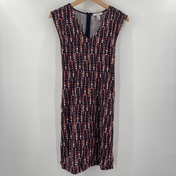 H BY HALSTON Dress Size Extra Small Linen Blend Wrap Sash Tie Waist Sleeveless - Picture 14 of 15